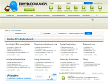 Tablet Screenshot of firmybudowlane.pl